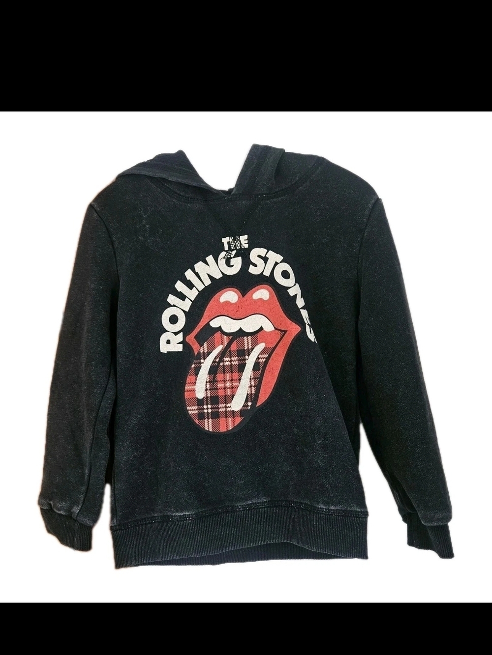 Rolling Stones Kids Pullover Hoodie Black 4T